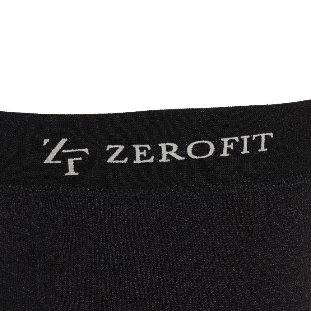 ゼロフィット（ZEROFIT）（メンズ）ゴルフウェア インナー 保温 吸湿発熱 抗菌 タイツ MBO フロントオープン ZHTOB-BLK