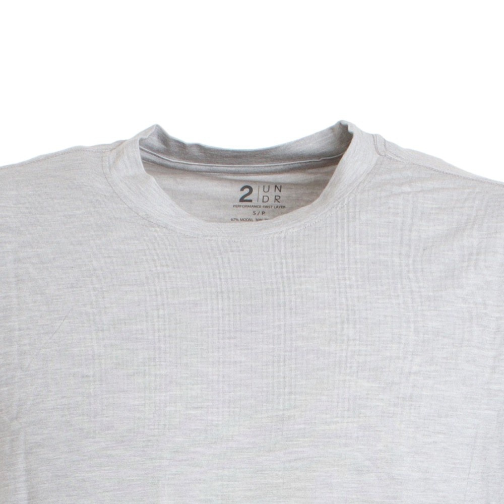 ツーアンダー（2UNDR）（メンズ）クルーネック Tシャツ 2U09CN.GRY