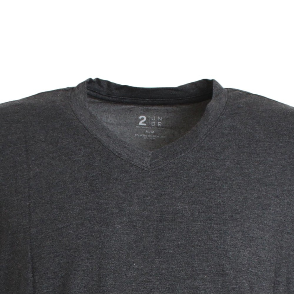 ツーアンダー（2UNDR）（メンズ）VネックTシャツ 2U09VN.CHA★★★