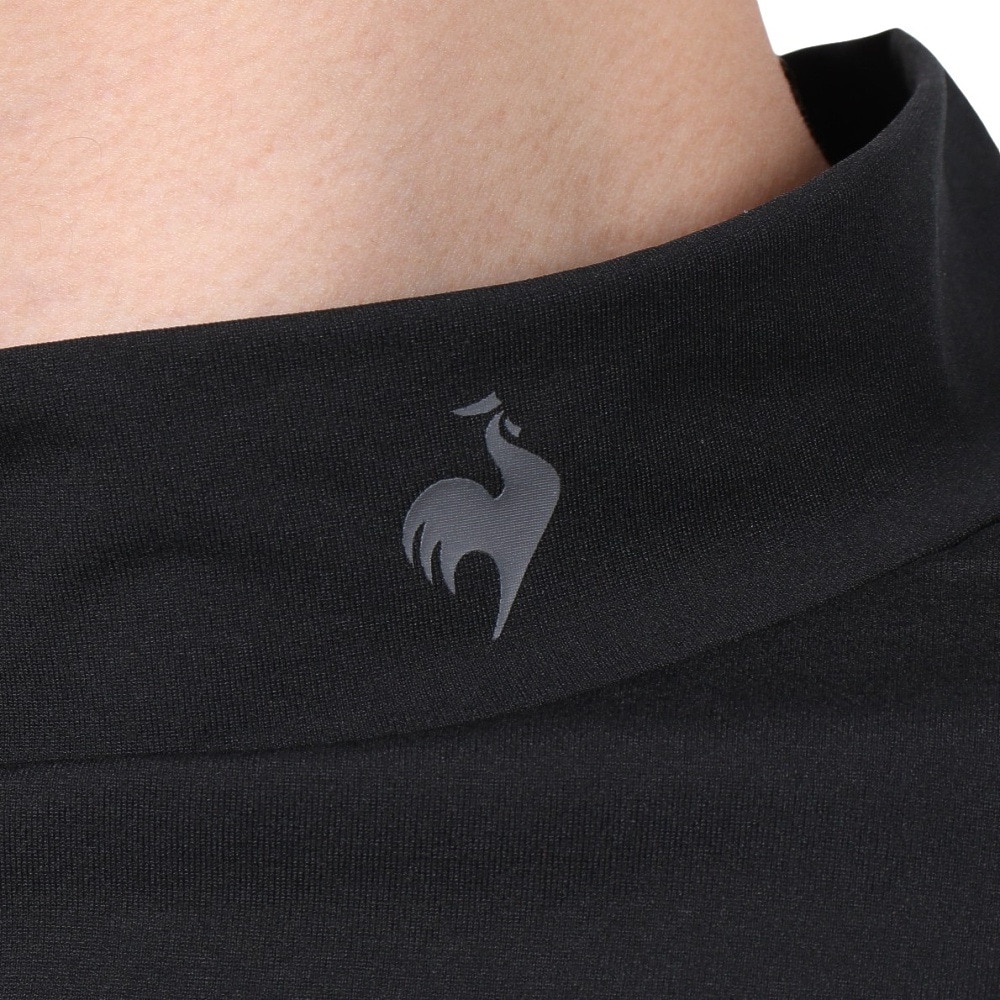 ルコックスポルティフ（lecoqsportif）（メンズ）ゴルフウェア アンダーウェア 吸水速乾 長袖ハイネックシャツ SMU LG5SUD01M BK00