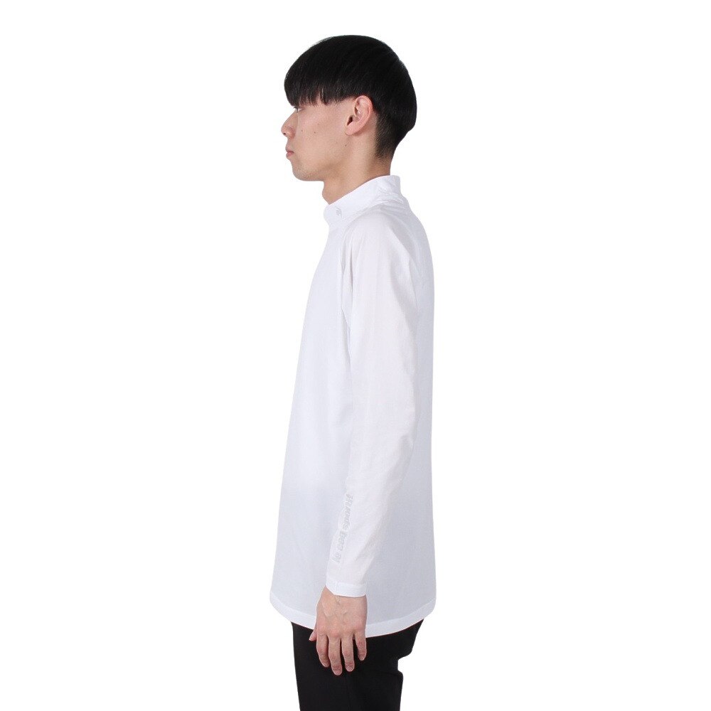ルコックスポルティフ（lecoqsportif）（メンズ）ゴルフウェア アンダーウェア 吸水速乾 長袖ハイネックシャツ SMU LG5SUD01M WH00