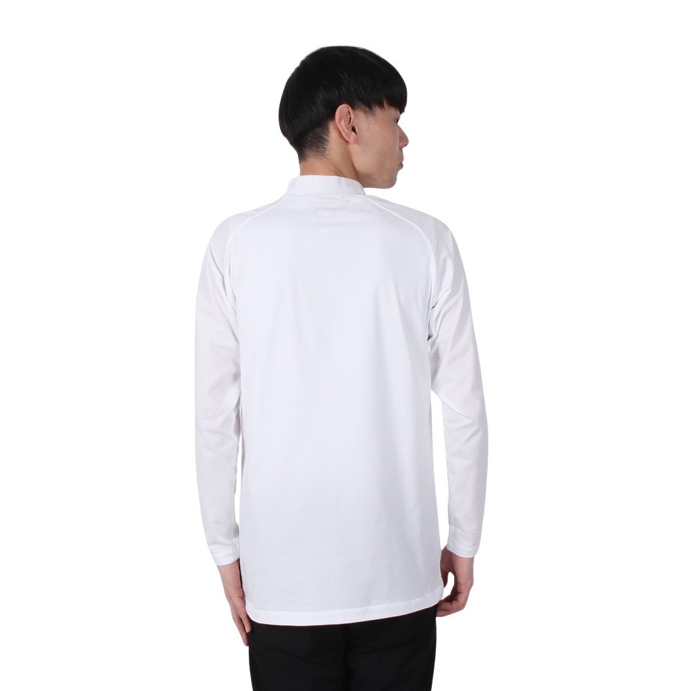 ルコックスポルティフ（lecoqsportif）（メンズ）ゴルフウェア アンダーウェア 吸水速乾 長袖ハイネックシャツ SMU LG5SUD01M WH00