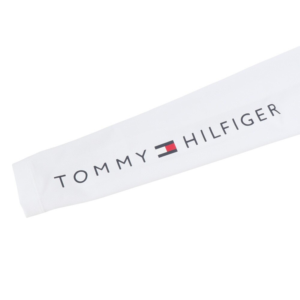 トミー ヒルフィガー ゴルフ（TOMMY HILFIGER GOLF）（メンズ）ゴルフ 吸水速乾 アームカバー UVカット THMB924F-WHT