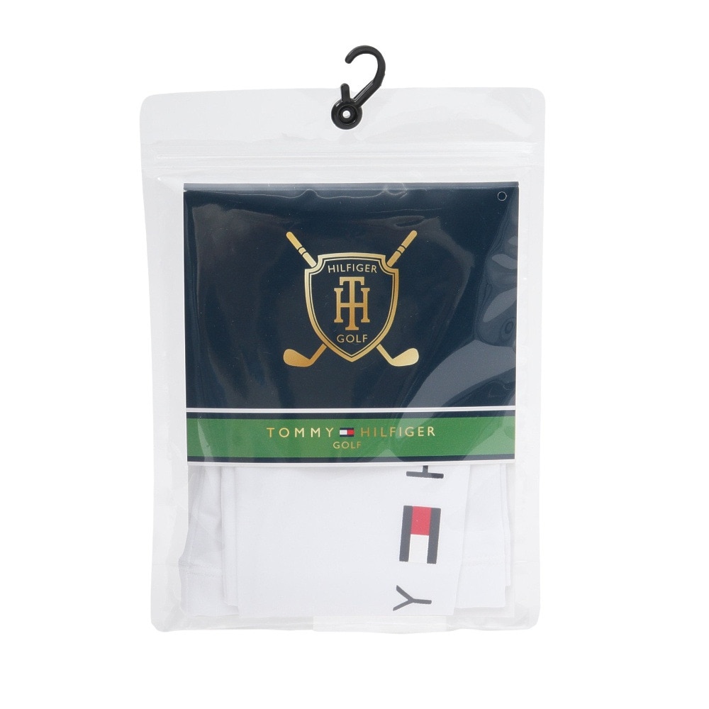 トミー ヒルフィガー ゴルフ（TOMMY HILFIGER GOLF）（メンズ）ゴルフ 吸水速乾 アームカバー UVカット THMB924F-WHT