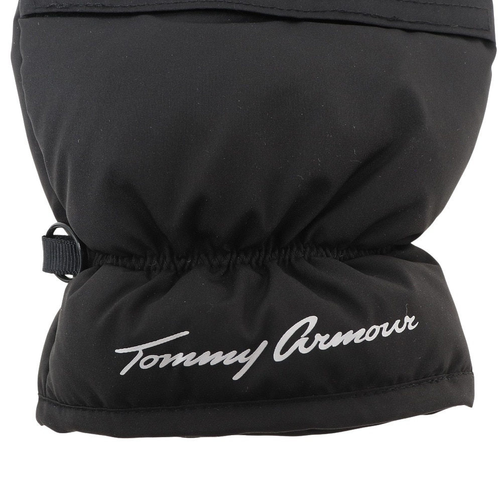 トミーアーマー（Tommy Armour）（メンズ）ゴルフ 寒さ対策 防寒 あったかグッズ 手袋 ダウンミトン TAST22F040007 BLK