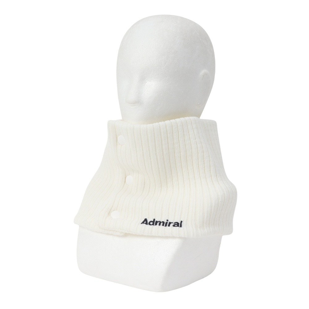 アドミラル ゴルフ（Admiral GOLF）（メンズ）ゴルフ スナップフックネックウォーマー ADMB4B08-WHT