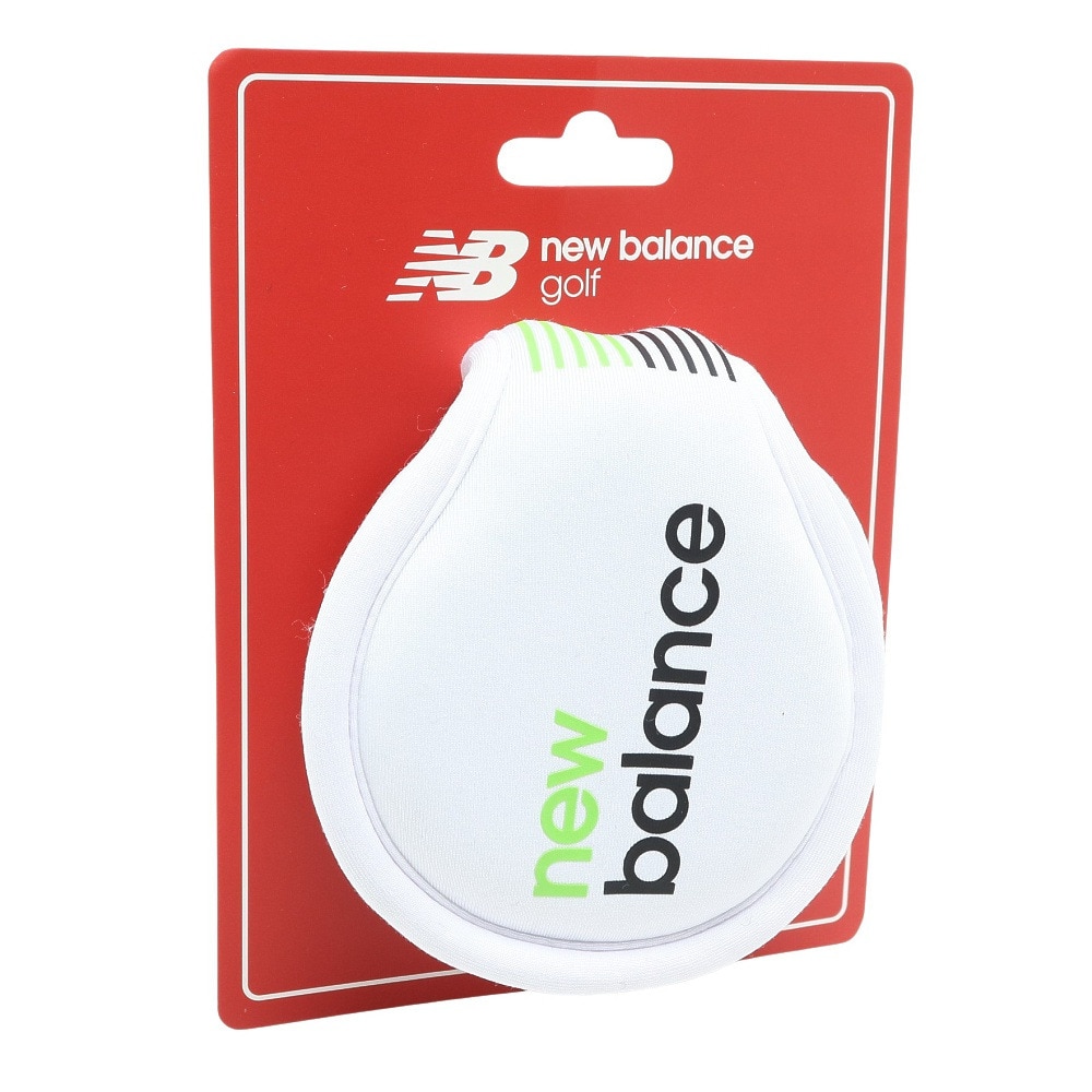 ニューバランス（new balance）（メンズ、レディース）ゴルフ 寒さ対策 防寒 あったかグッズ 耳当て 折り畳み サイズ調節 ボーダー×ロゴ イヤーマフ 012-2283002-030