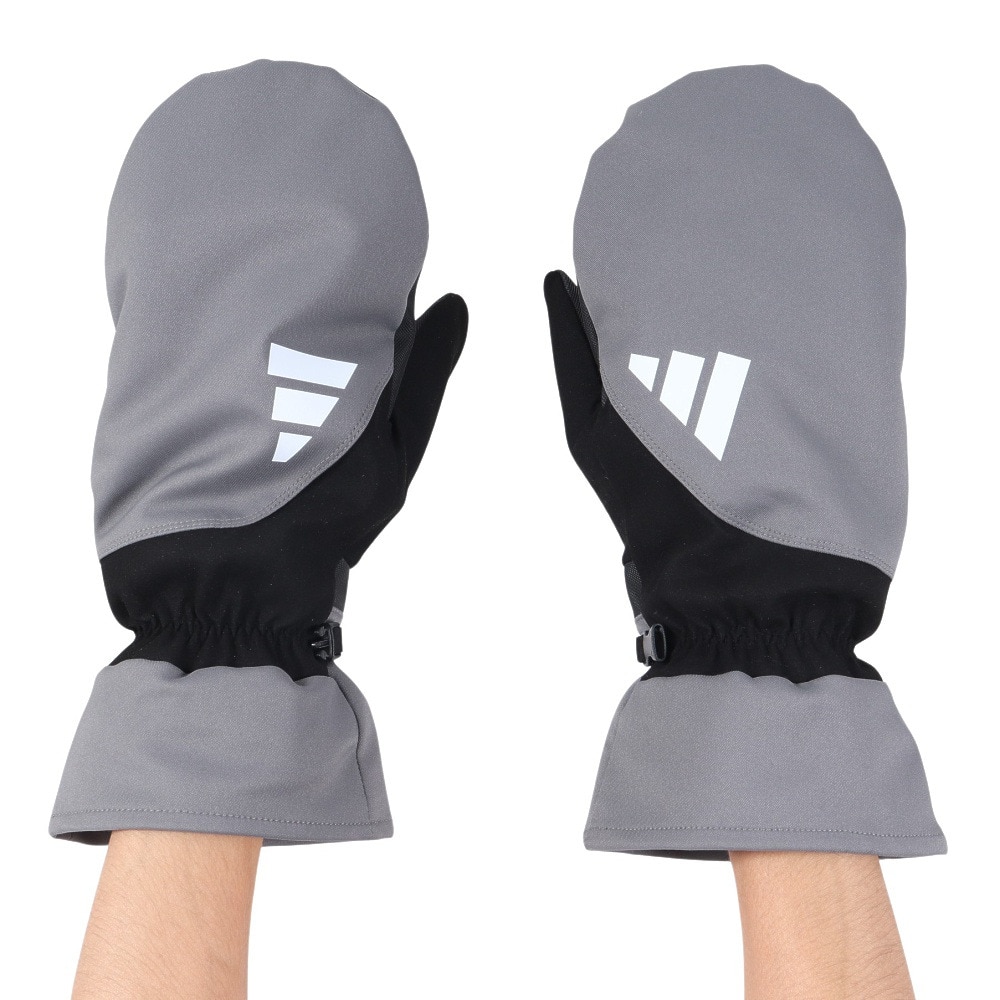 アディダス（adidas）（メンズ）ゴルフ 防寒 保温 手袋 ウインターミトングローブ DMU85-IB2996GRY