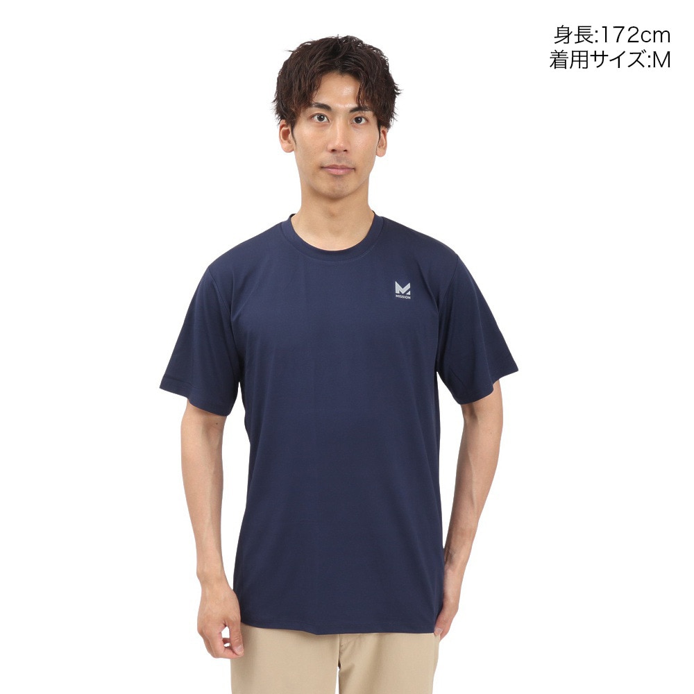 ミッション（MISSION）（メンズ）クーリングパフォーマンスTシャツ 半袖 M100NY MIS