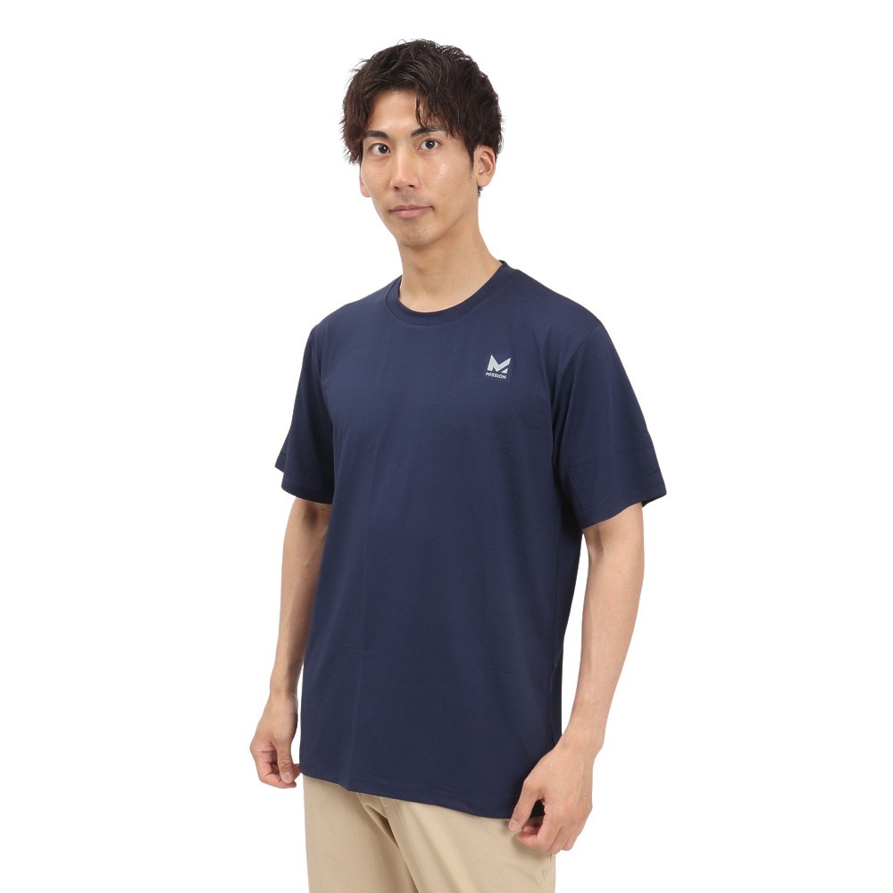 ミッション（MISSION）（メンズ）クーリングパフォーマンスTシャツ 半袖 M100NY MIS