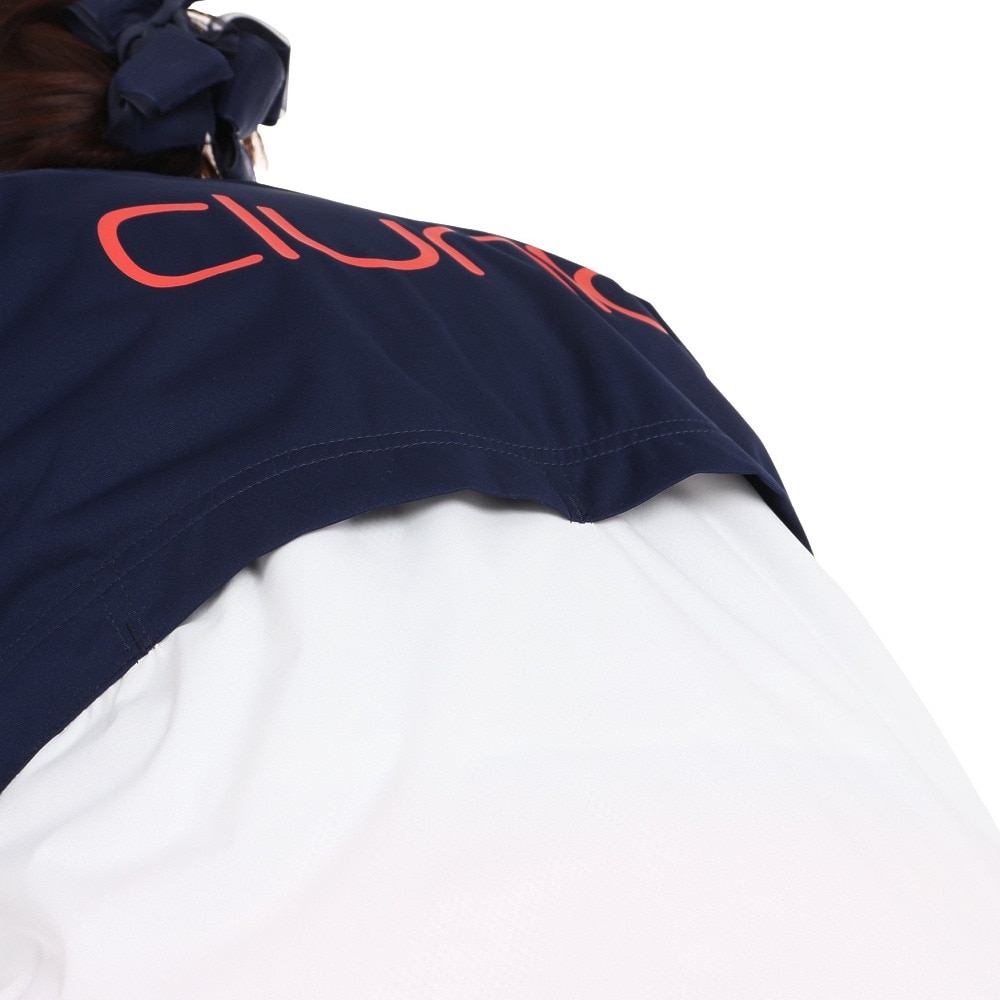 クランク（CLUNK）（レディース）ゴルフウェア レインウエア レディス B CL51UR32 NVY/WHT 収納袋付 雨具★★★