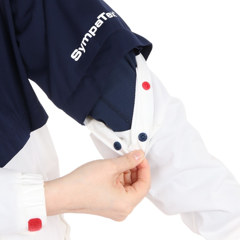 クランク（CLUNK）（レディース）ゴルフウェア レインウエア レディス B CL51UR32 NVY/WHT 収納袋付 雨具★★★