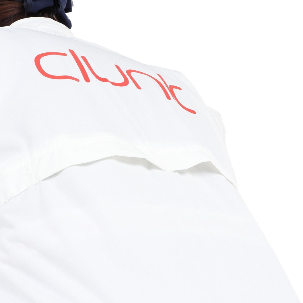 クランク（CLUNK）（レディース）ゴルフウェア レインウェア 防水 耐水 セットアップ 上下セット B CL51UR32 WHT 収納袋付 雨具★★★