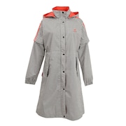 ルコック スポルティフ（Lecoq Sportif）（レディース）ゴルフウェア レディース レインウェア 防水 耐水 ワンピース型 QGWTJF00W BK00