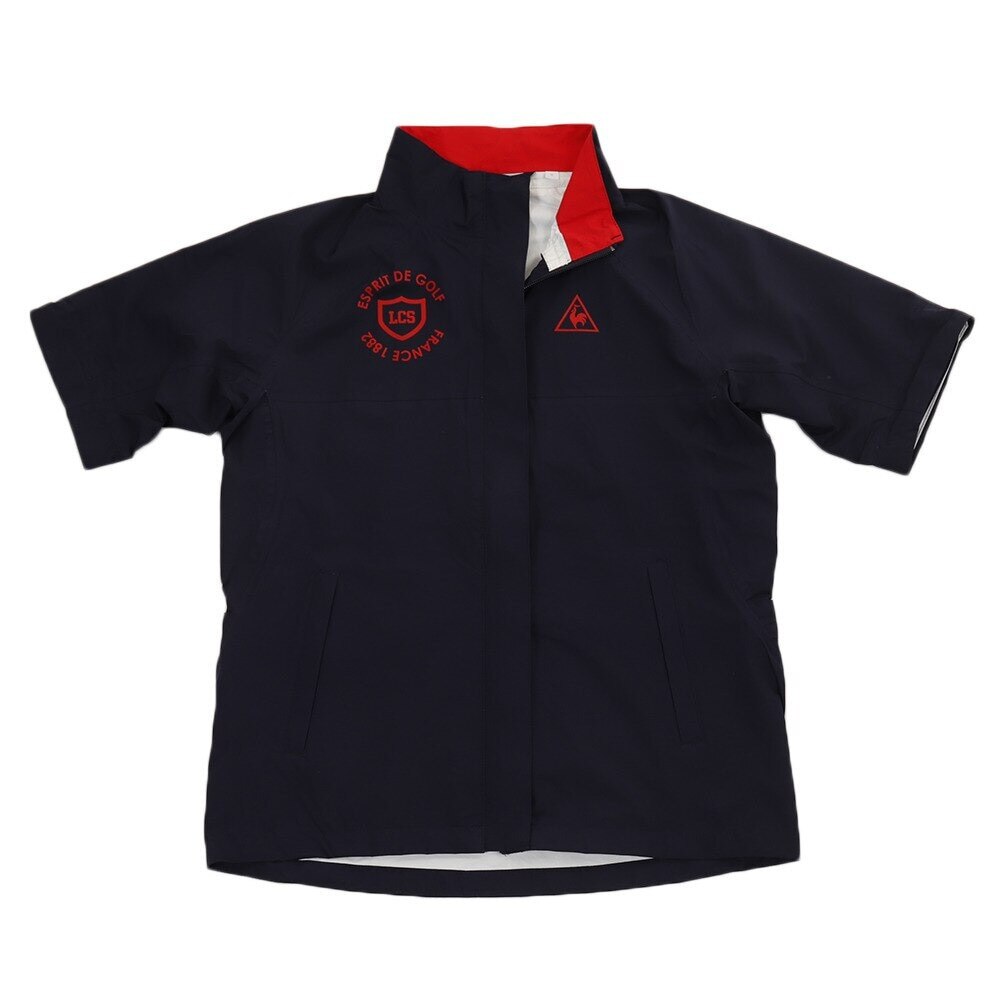 ルコック スポルティフ（Lecoq Sportif）（レディース）ゴルフウェア レディース レインウェア 防水 耐水 ストレッチ 上下セット  QGWNJH00W-NV00 雨具