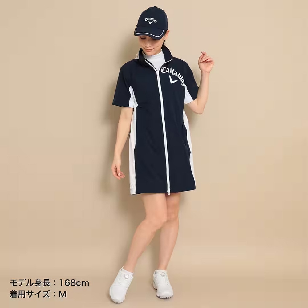 キャロウェイ（CALLAWAY）（レディース）ゴルフウェア 防水 ワンピース型レインウェア C23989202-1120