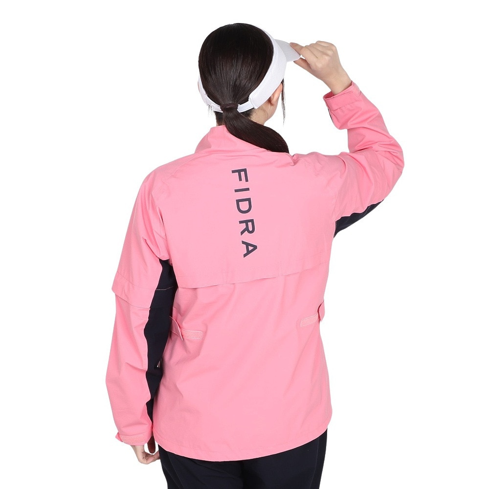フィドラ（FIDRA）（レディース）ゴルフウェア アウター 撥水 レインウェア レインスーツ セットアップ 上下セット FD5QUY24 PNXNV
