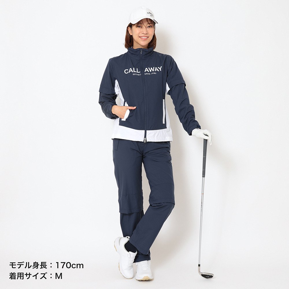 キャロウェイ（CALLAWAY）（レディース）ゴルフウェア アウター レインウェア パンツセット 収納袋付き C26989200-1120