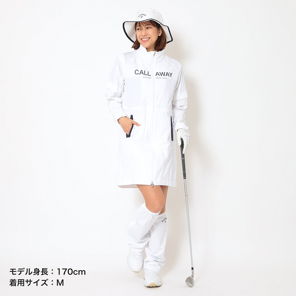 キャロウェイ（CALLAWAY）（レディース）ゴルフウェア ワンピース型 レインウェア 収納袋付き C26989202-1030