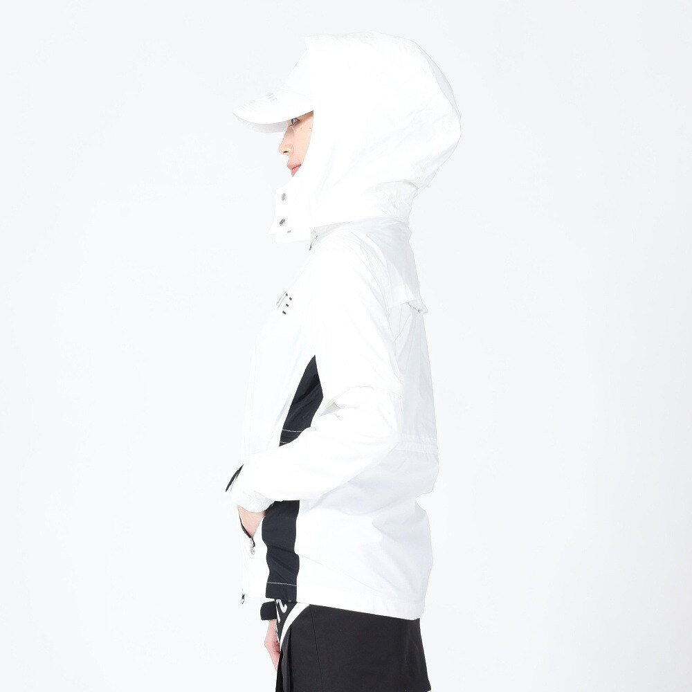 デサントゴルフ（DESCENTEGOLF）（レディース）ゴルフウェア ナイロンストレッチタフタレインジャケット DGWTJF00 WH00