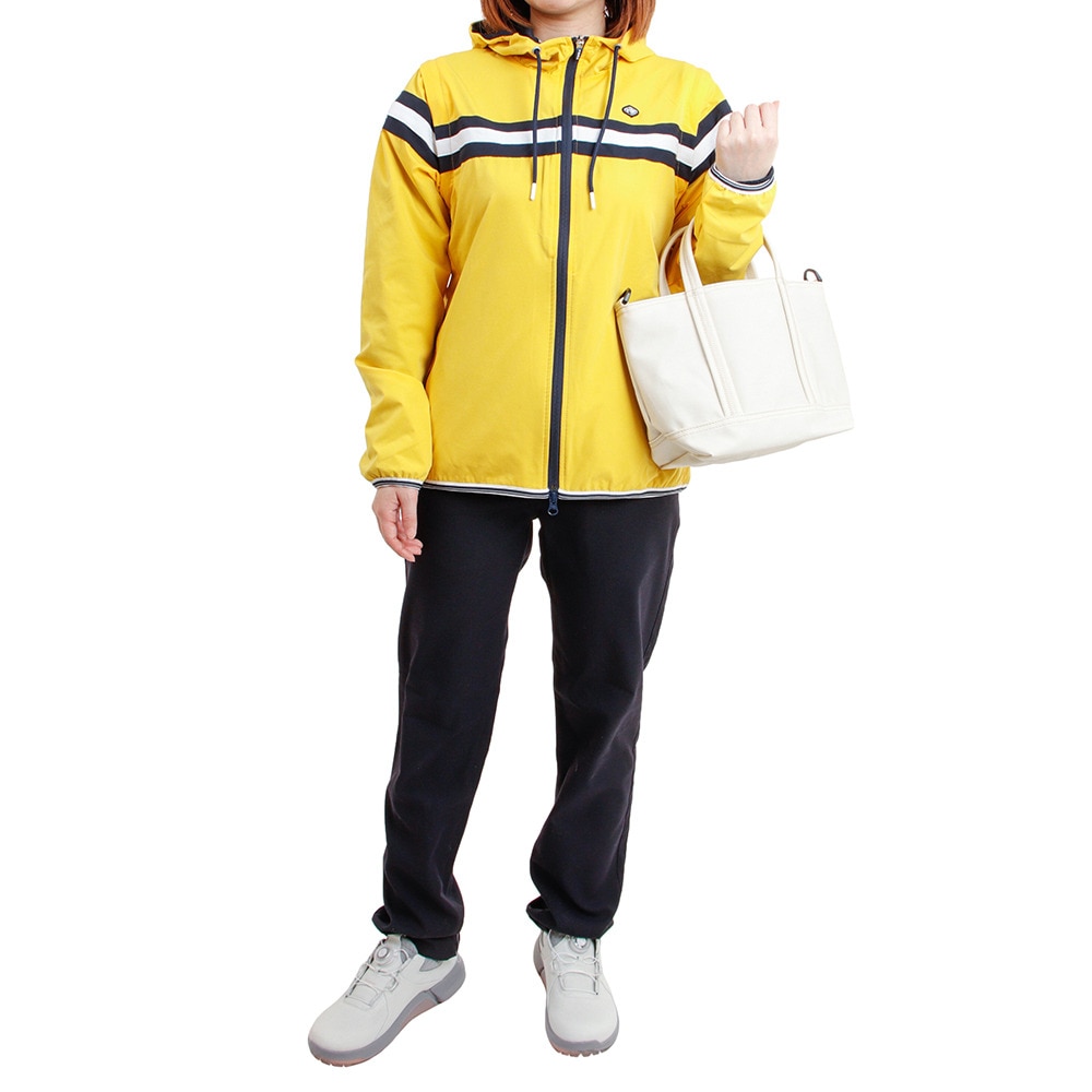 フィドラ ゴルフウェア アウター 撥水 ストレッチ 2WAY 保温 Water-R stretch blouson ウインドジャケット FD5LUY01 YEL Ｍ 20 ゴルフの大画像