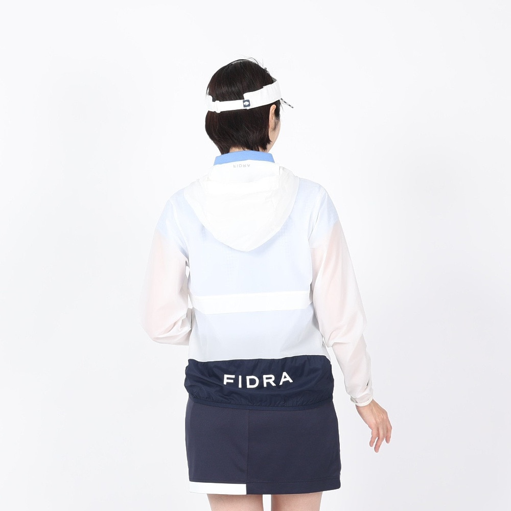 フィドラ（FIDRA）（レディース）ゴルフウェア アウター パーカー フルジップウィンドジャケット FD5MUY01 WHT
