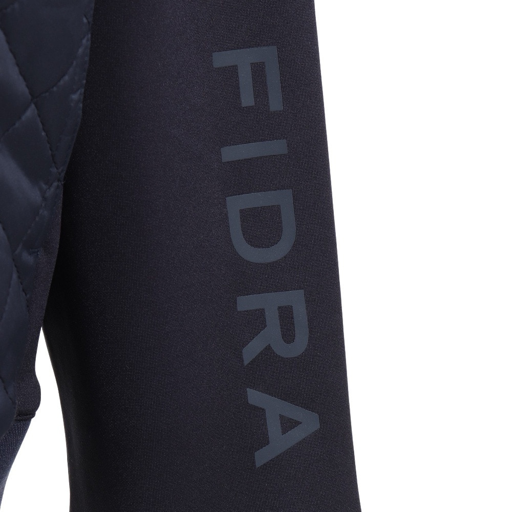 フィドラ（FIDRA）（レディース）ゴルフウェア アウター 吸湿 発熱 フロントジップ ハイブリッドジャケット FD5NUY18 NVY