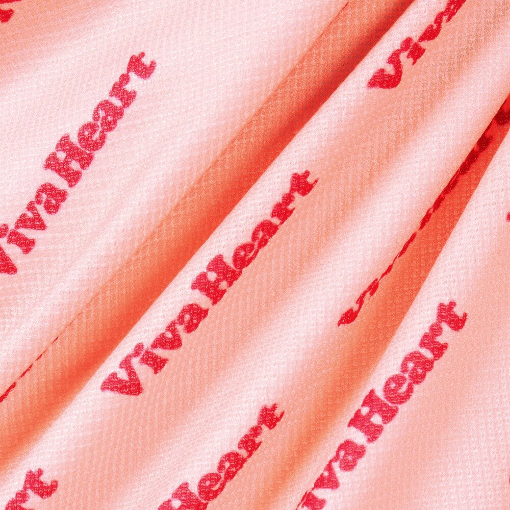 ビバハート（VIVA HEART）（レディース）ゴルフウェア アウター 総柄 吸汗速乾 バナーワッフルタイポパーカー 012-37910-073