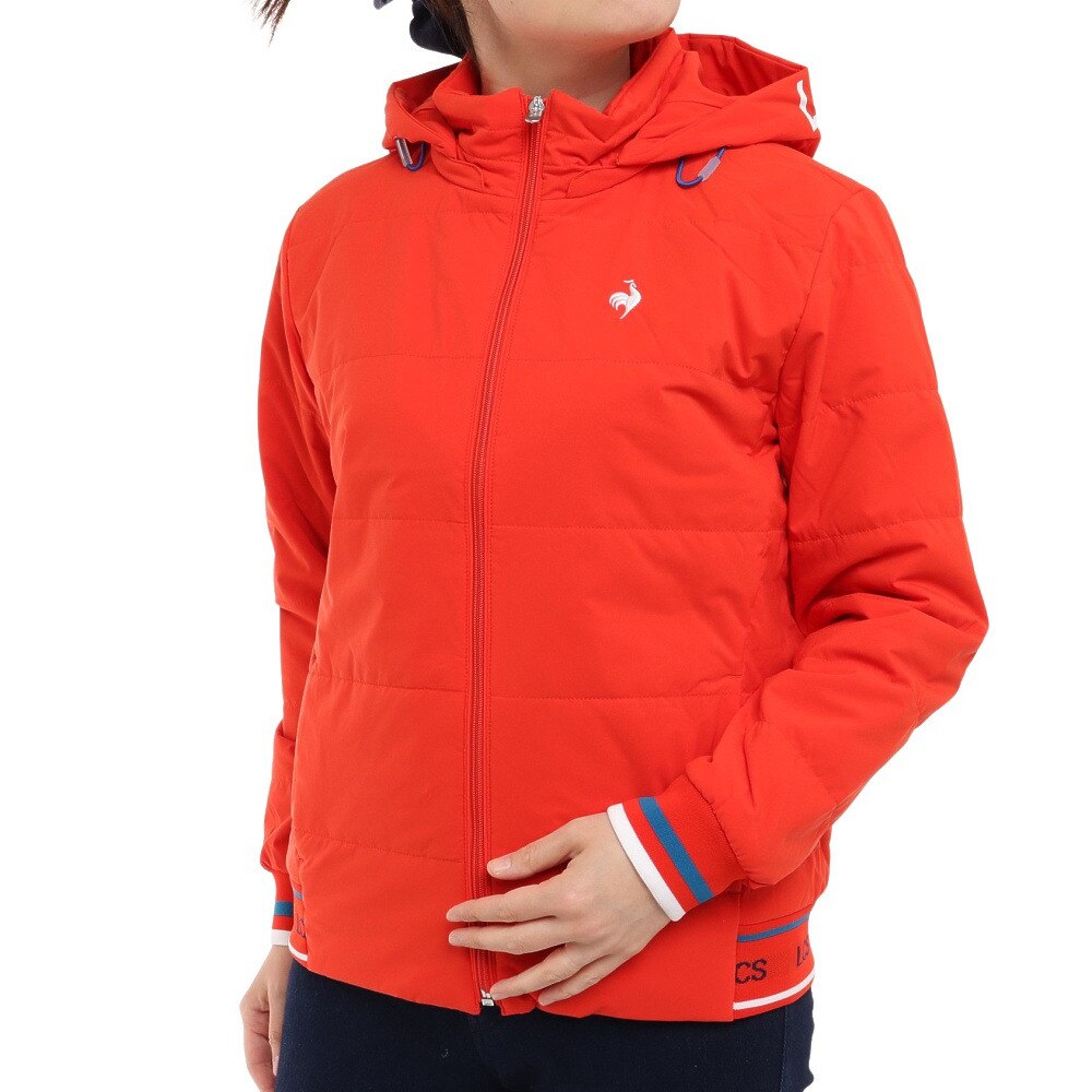 ルコック スポルティフ（Lecoq Sportif）（レディース）ゴルフウェア アウター 撥水 防寒 ストレッチ中わたブルゾン QGWUJK02  RD00