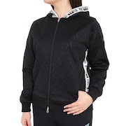 (レディース)ゴルフウェア アウター パーカー 防風 QUILTED フルジップフーディー 012-3220503-010