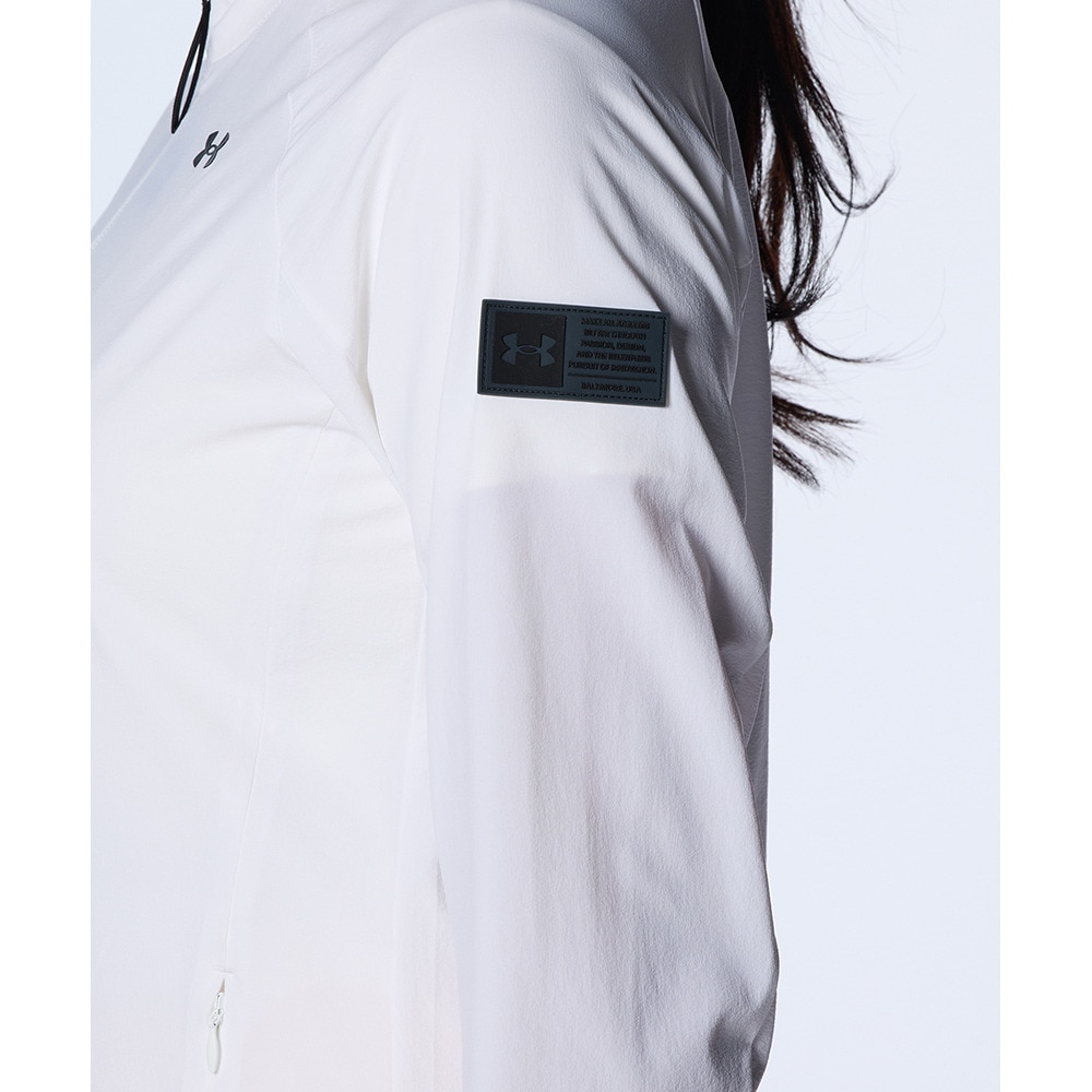 アンダーアーマー（UNDER ARMOUR）（レディース）ゴルフウェア アウター 軽量 撥水 ウィンド フルジップ ジャケット 1384963 100