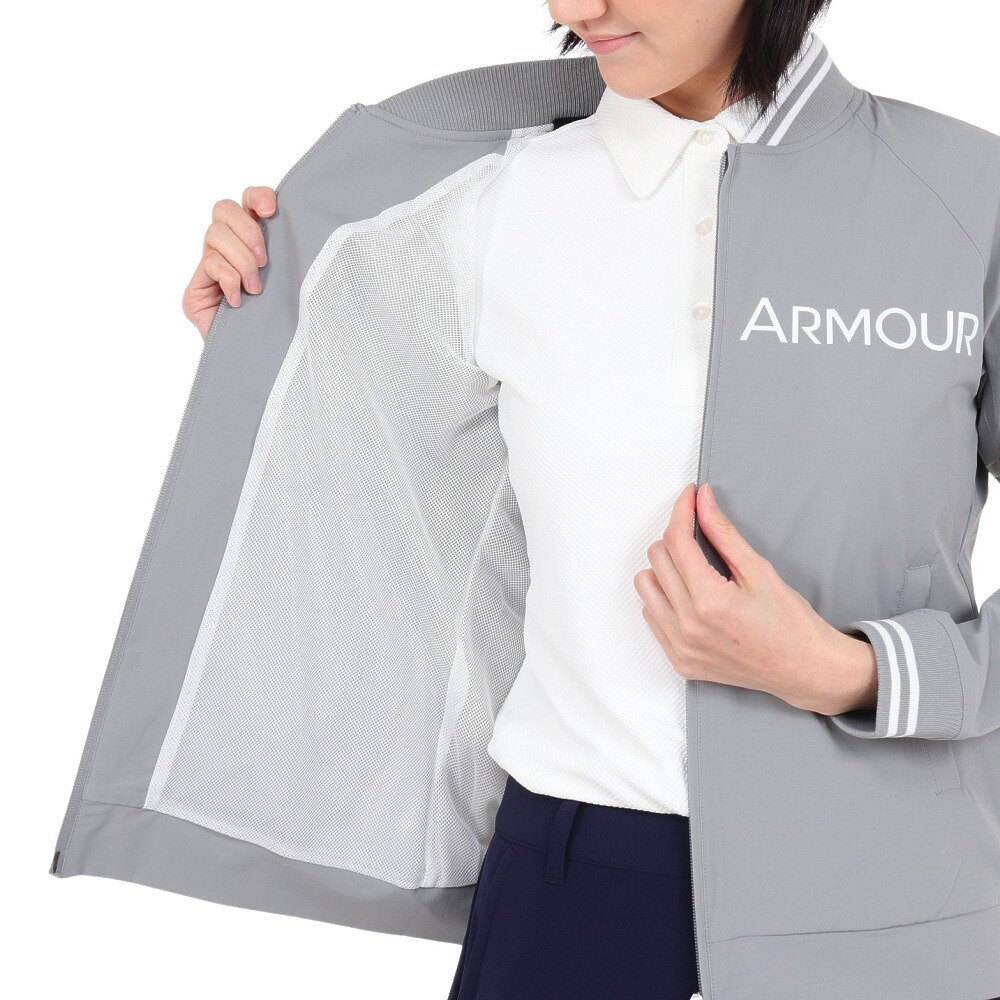 トミーアーマー（Tommy Armour）（レディース）ゴルフウェア アウター 撥水 Award ブルゾン TATJ24S050020 GRY