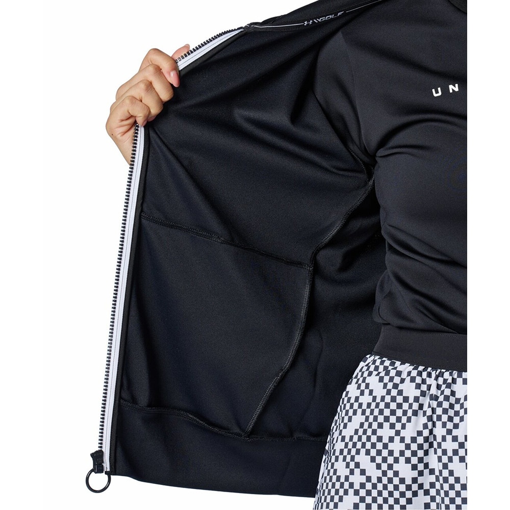 アンダーアーマー（UNDER ARMOUR）（レディース）ゴルフウェア アウター ArmourKnitフルジップジャケット 1388338 001