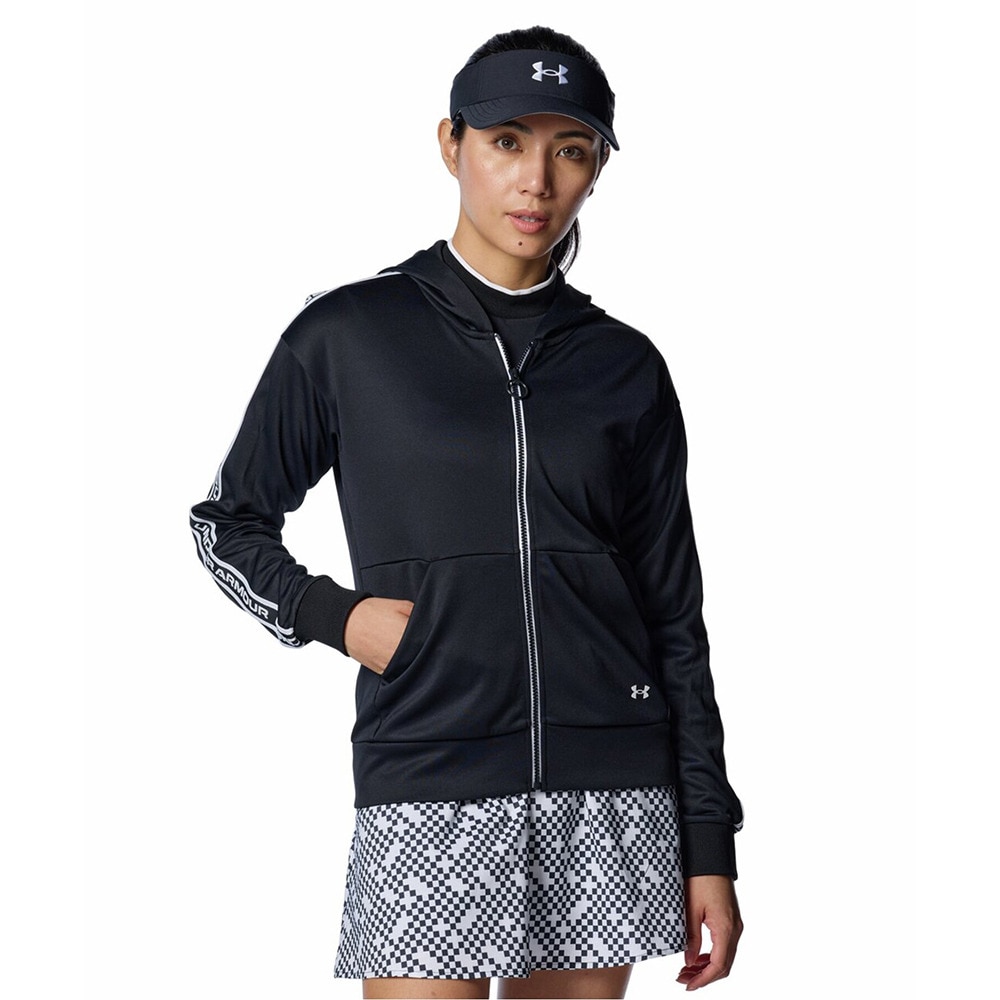 アンダーアーマー（UNDER ARMOUR）（レディース）ゴルフウェア アウター ArmourKnitフルジップジャケット 1388338 001