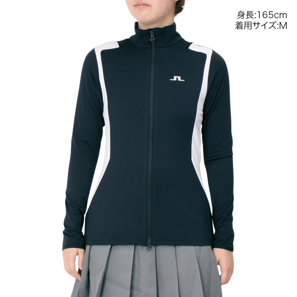 J.LINDEBERG（レディース）ゴルフウェア アウター 軽量 速乾 ショルダーブリッジミッドレイヤー 072-52911-098