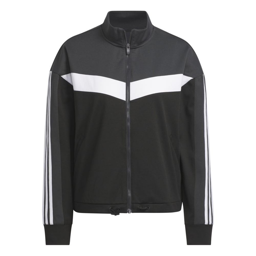 アディダス（adidas）（レディース）ゴルフウェア アウター ツイストニット レトロトラックジャケット JRY40-IM5584 BK