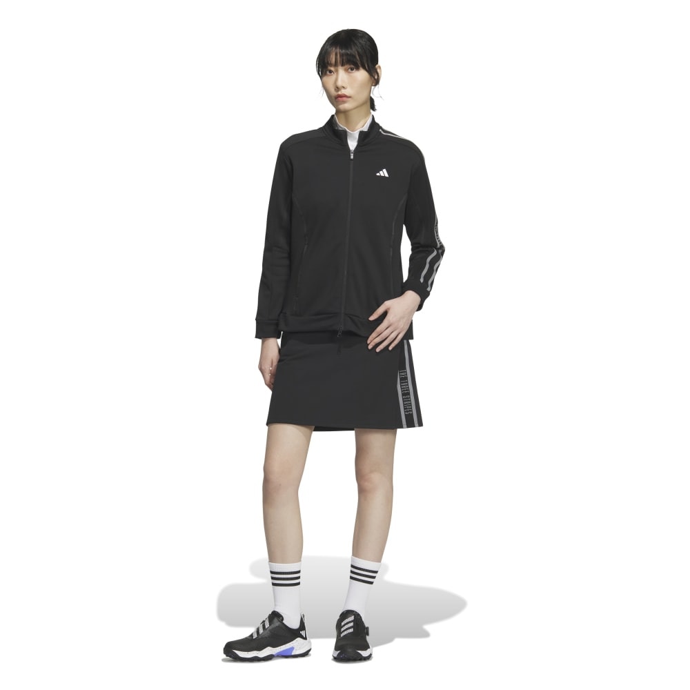 アディダス（adidas）（レディース）ゴルフウェア アウター 防風 保温 COLD.RDY フルジップジャケット JTC08-IS4792 BK