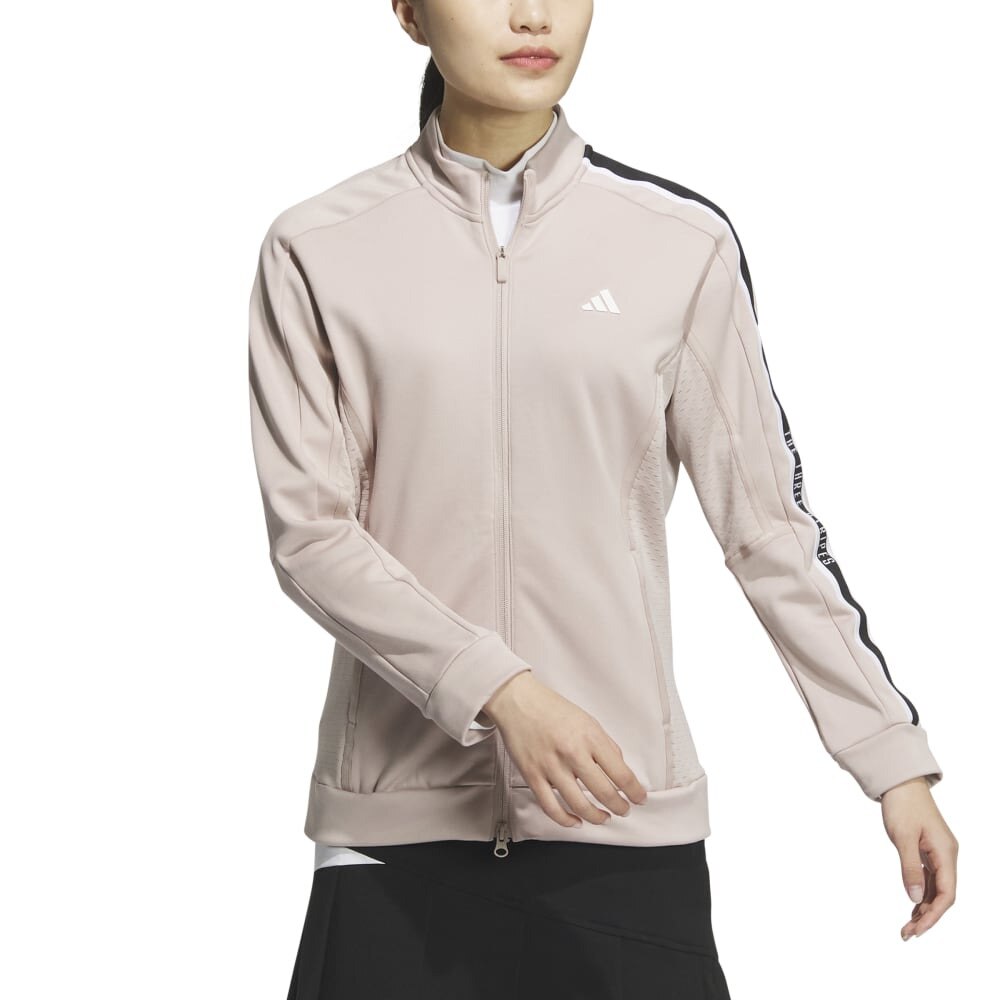 アディダス（adidas）（レディース）ゴルフウェア アウター 防風 保温 COLD.RDY フルジップジャケット JTC08-IS4794 WT