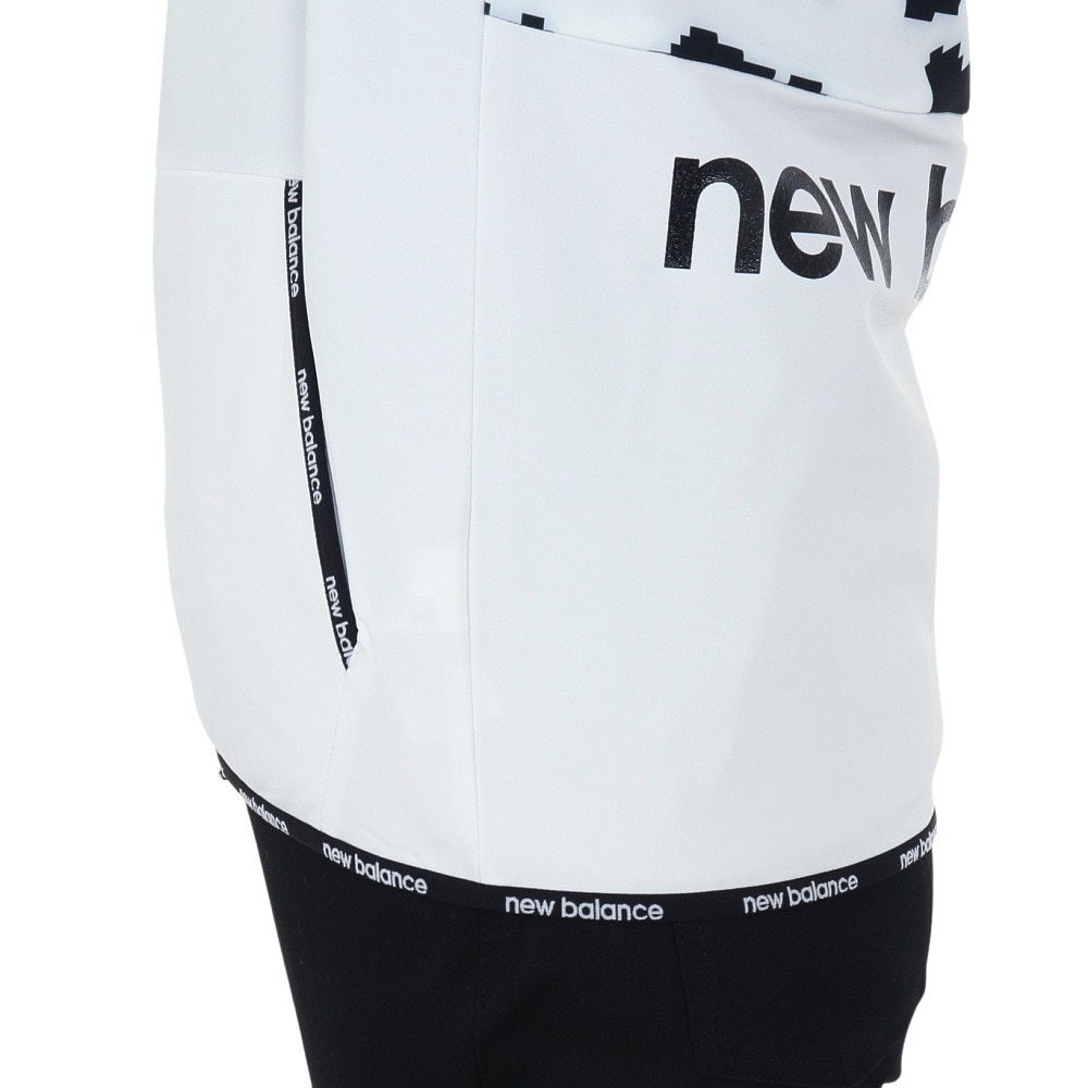 ニューバランス（new balance）（レディース）ゴルフウェア アウター 撥水 4WAYストレッチ ソフトシェル フルジップ フーディー 012-4220501-030