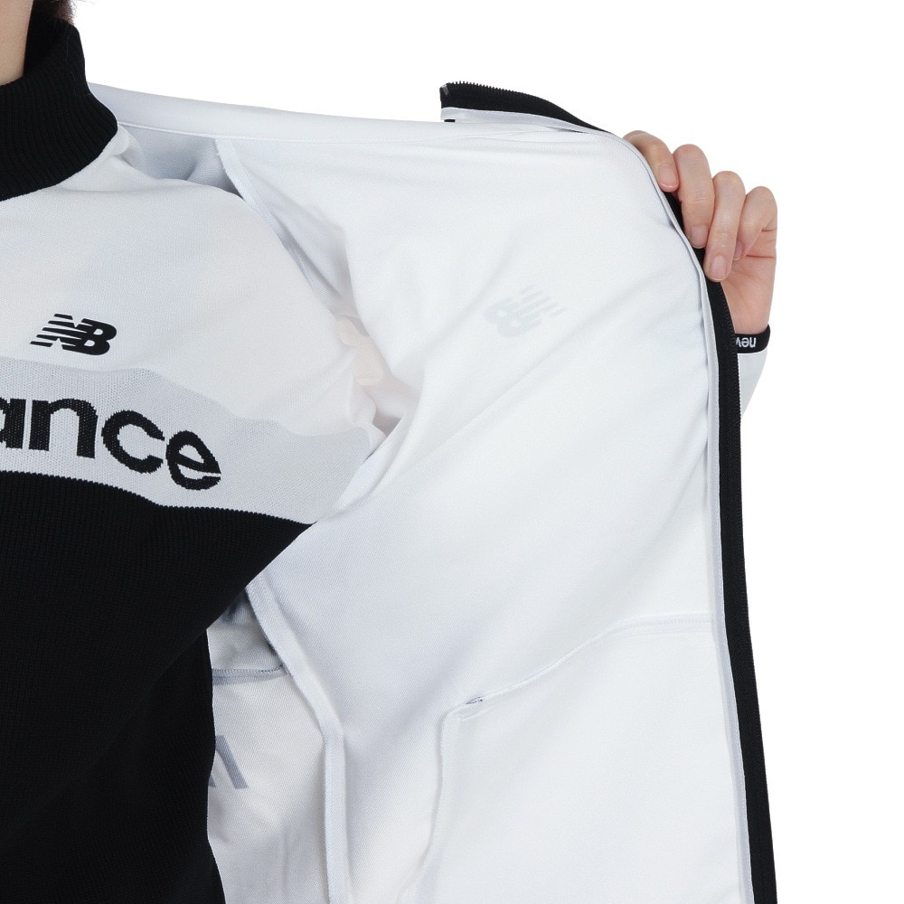 ニューバランス（new balance）（レディース）ゴルフウェア アウター 撥水 4WAYストレッチ ソフトシェル フルジップ フーディー 012-4220501-030