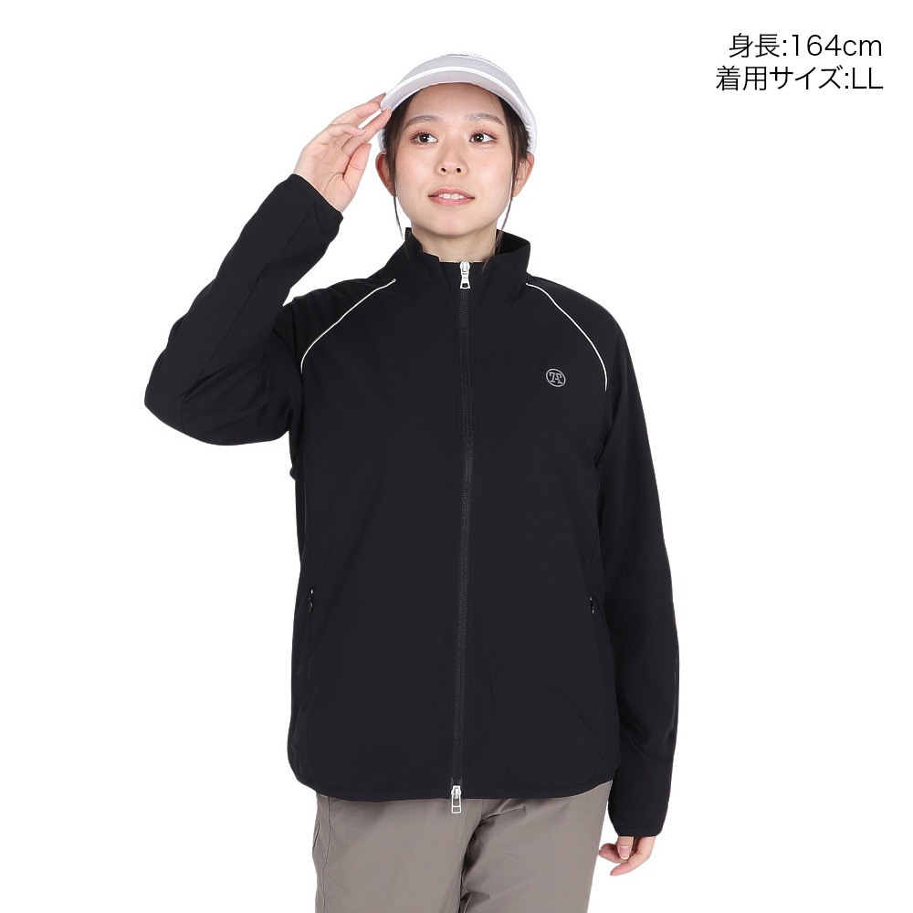 トミーアーマー（Tommy Armour）（レディース）ゴルフウェア アウター 撥水 裏起毛 フルジップジャケット TATSV24F050012 BLK