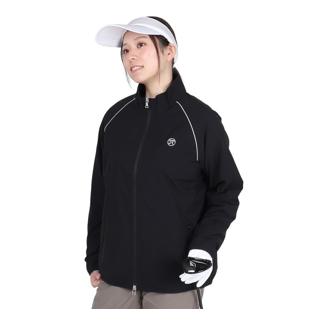 トミーアーマー（Tommy Armour）（レディース）ゴルフウェア アウター 撥水 裏起毛 フルジップジャケット TATSV24F050012 BLK
