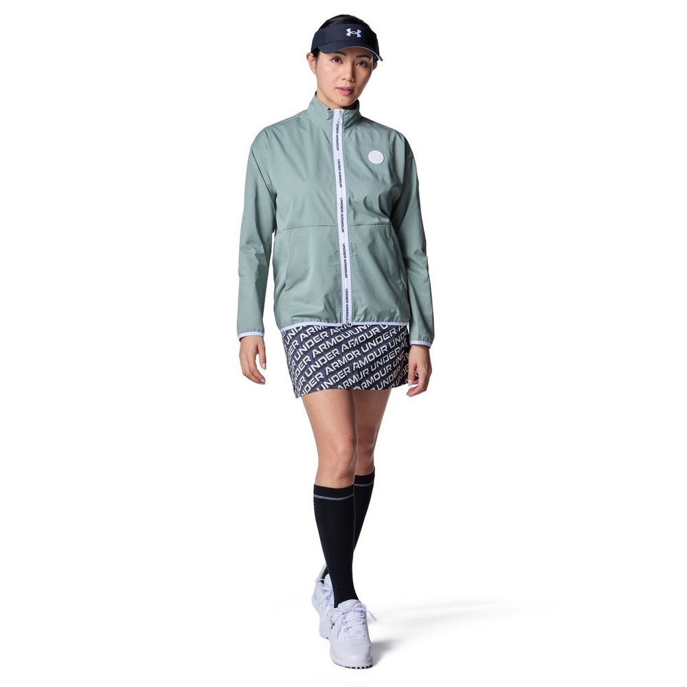 アンダーアーマー（UNDER ARMOUR）（レディース）ゴルフウェア アウター 撥水 ドライブ ライトウエイト フルジップジャケット 6001606 348