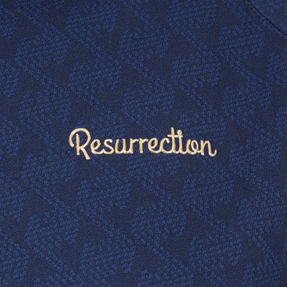 レザレクション（Resurrection）（レディース）ゴルフウェア GMジャガード パーカープルオーバー BD34HD15-W NVY