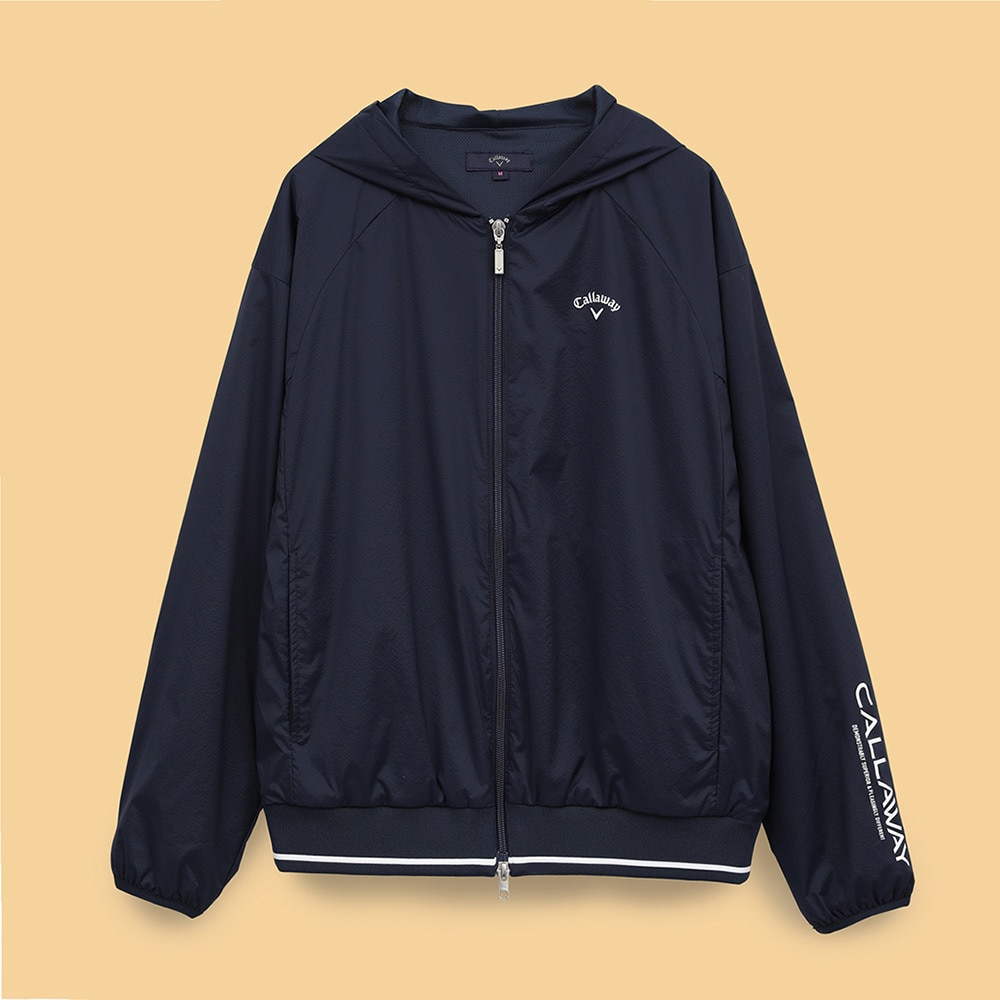 キャロウェイ（CALLAWAY）（レディース）ゴルフウェア アウター 軽量 リップストップフルジップパーカーブルゾン C25115200-1120