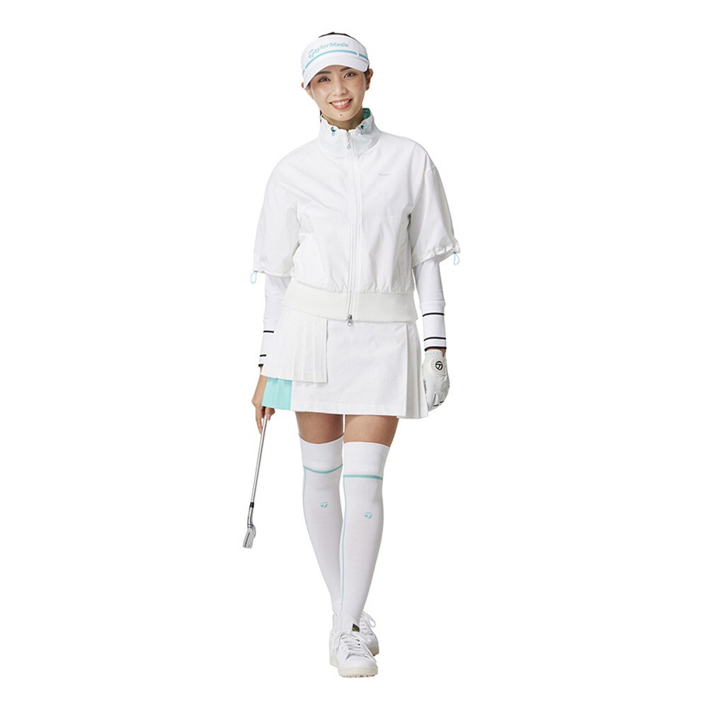 テーラーメイド（TAYLORMADE）（レディース）ゴルフウェア フルジップショートスリーブジャケット M13309-UN661