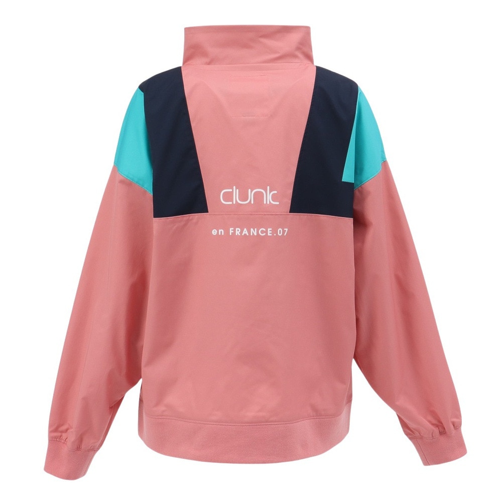 クランク（CLUNK）（レディース）ゴルフウェア アウター 防風 ハーフジップ ウインドジャケット CL5QUY63 PNK