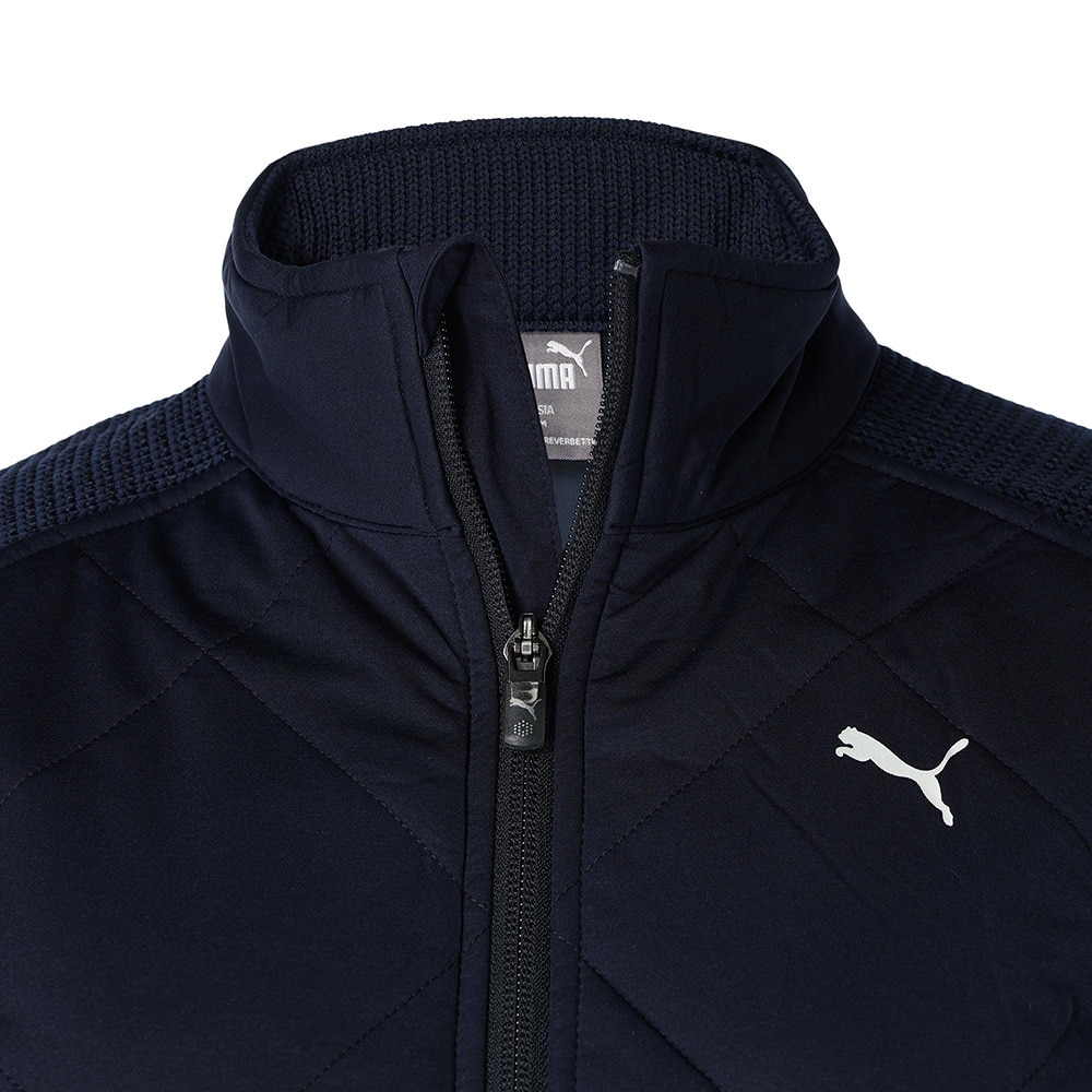 プーマ（PUMA）（レディース）ゴルフウェア アウター 保温 中綿 ハイパーストレッチPGフルジップジャケット 62496801