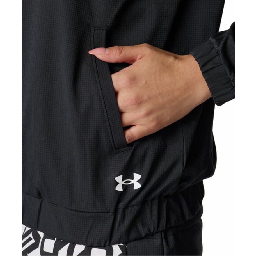 アンダーアーマー（UNDER ARMOUR）（レディース）ゴルフウェア ドライブ プリント フルジップ ジャケット 6008797 001