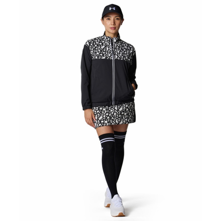 アンダーアーマー（UNDER ARMOUR）（レディース）ゴルフウェア ドライブ プリント フルジップ ジャケット 6008797 001